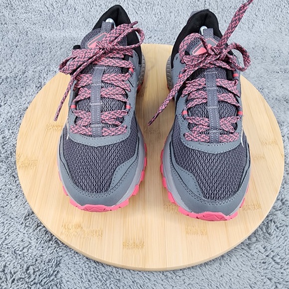 Saucony Excursion TR 15 Womens 7.5 Gray Trail Running Shoes Sneakers Mesh Upper - Picture 3 of 11